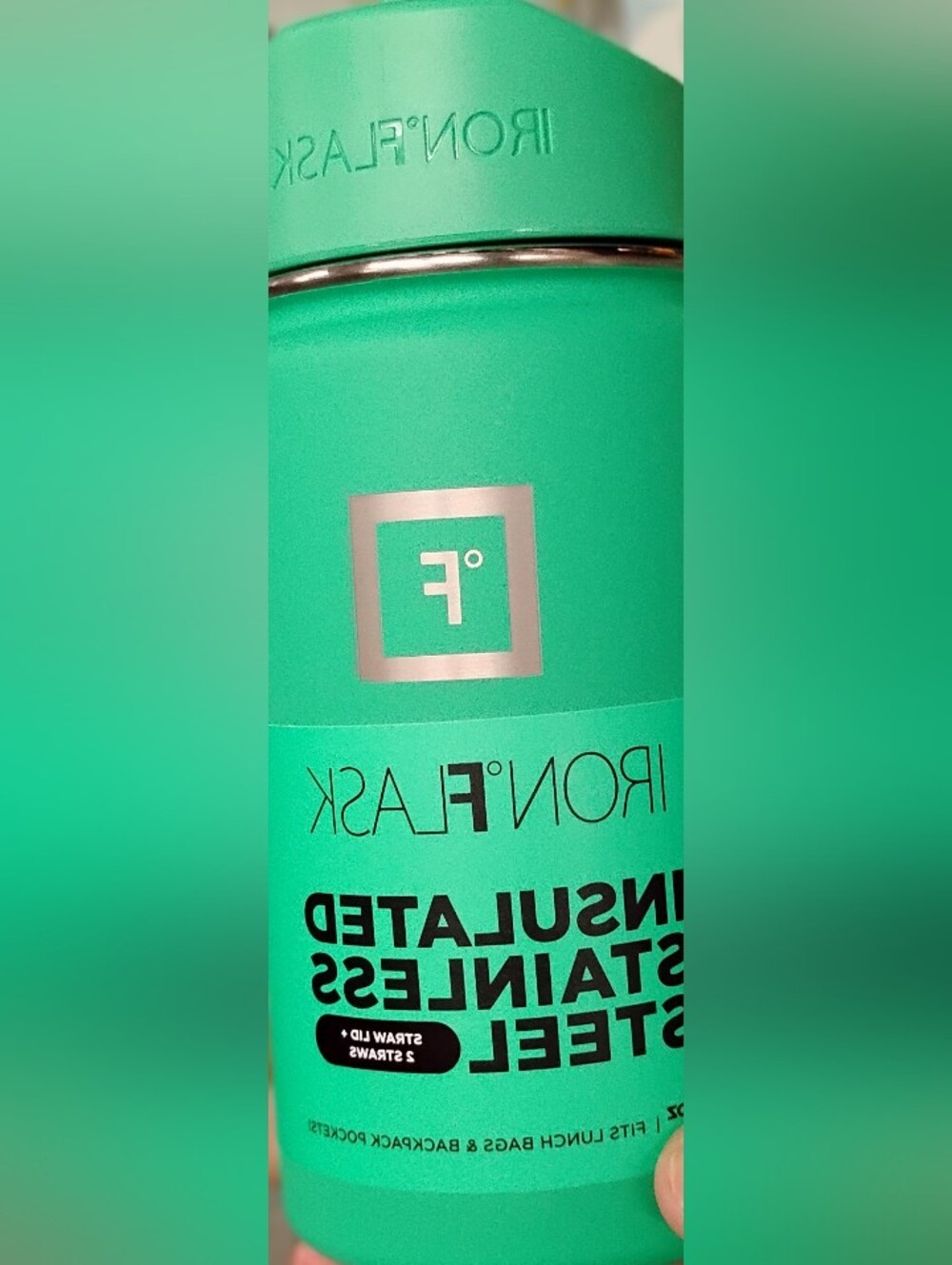 F° Teal Insulated Water Bottle - Teal